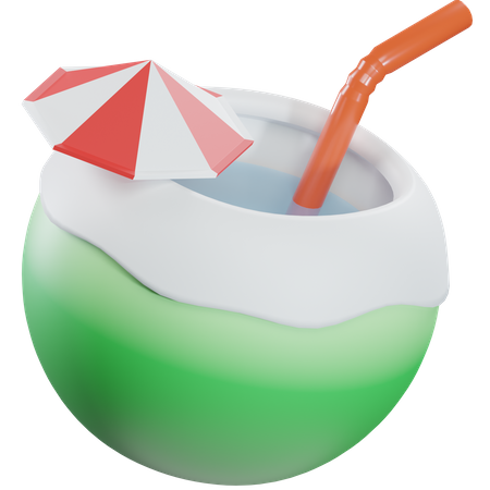 Jus de noix de coco  3D Icon