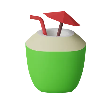 Jus de noix de coco  3D Icon