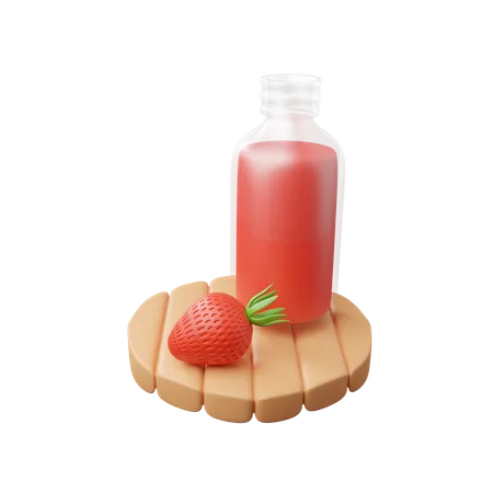 Jus de fraise  3D Icon