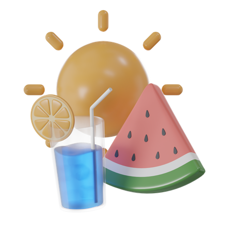 Jus de fruit  3D Icon