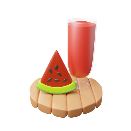 Jus de pastèque  3D Icon