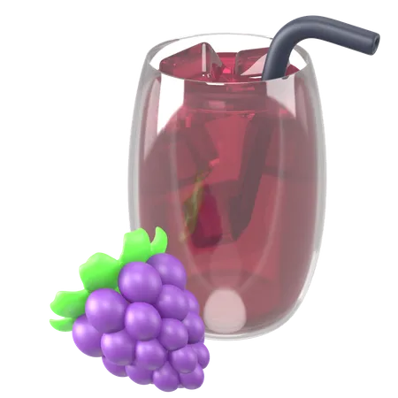 Jus de raisin  3D Icon