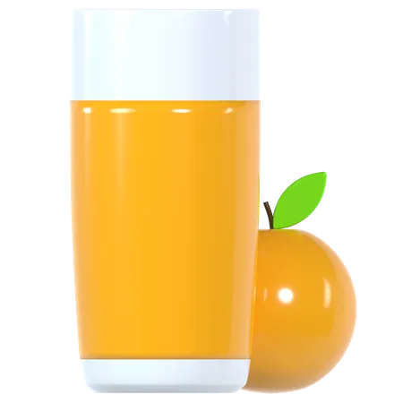 Du jus d'orange  3D Illustration