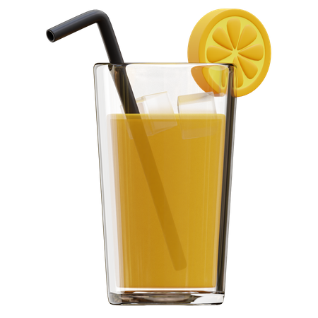 Du jus d'orange  3D Illustration