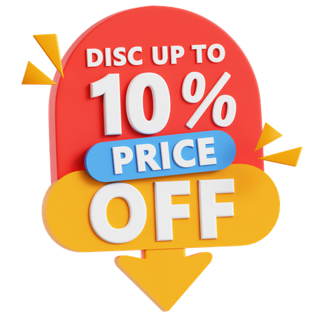 Jusqu'à 10 % de réduction  3D Icon