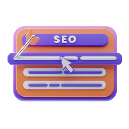 En plein dans le mille seo  3D Icon