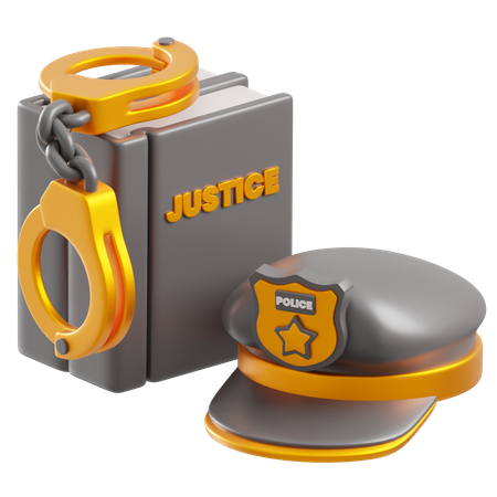 Justiça  3D Icon