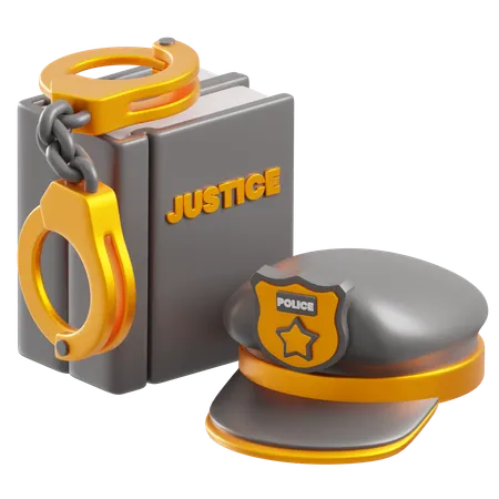 Justiça  3D Icon