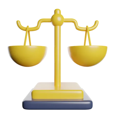 Justice Legal Law 3D Icon