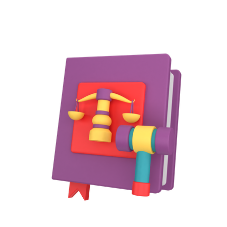 Justice Book  3D Icon