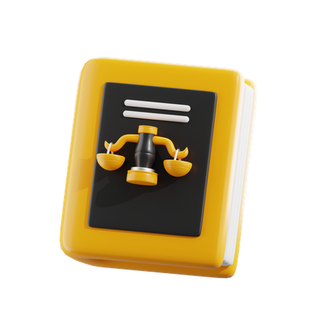 Justice Book  3D Icon