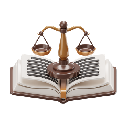 Justice book  3D Icon