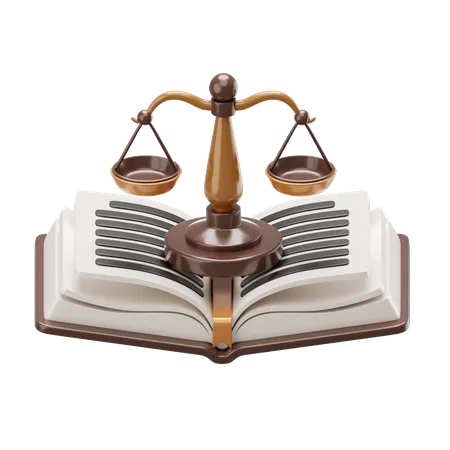 Justice book  3D Icon