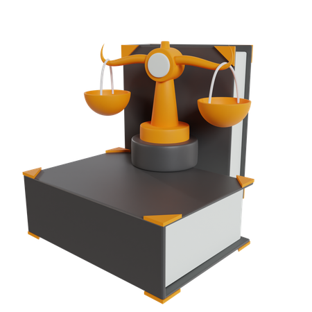 Justice égale  3D Icon