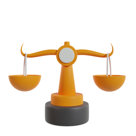 Justice égale  3D Icon