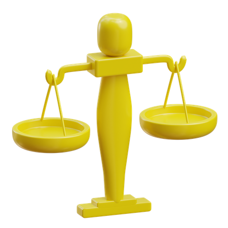 Justice Scale  3D Icon