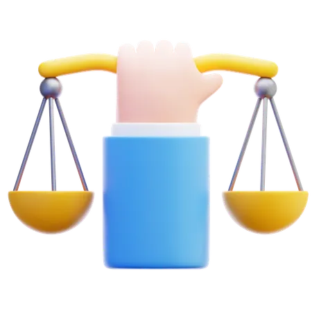 Justice Scale  3D Icon