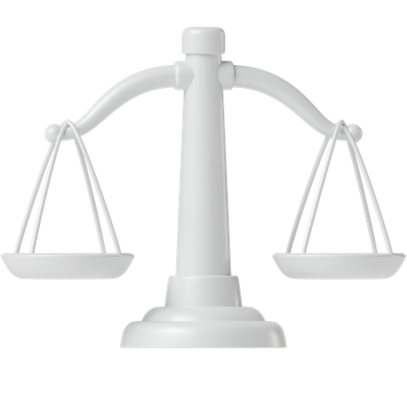 Justice Scale  3D Icon