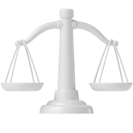 Justice Scale  3D Icon