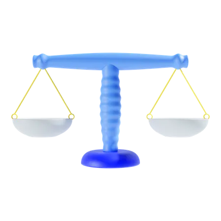 Justice Scale  3D Icon