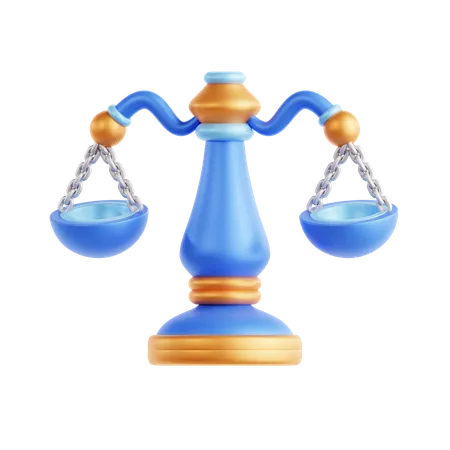 Justice Scale  3D Icon