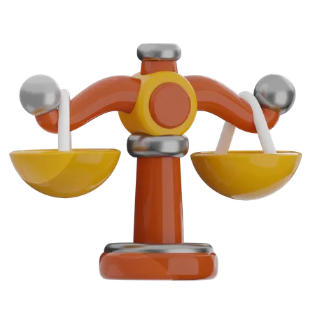 Justice Scale  3D Icon