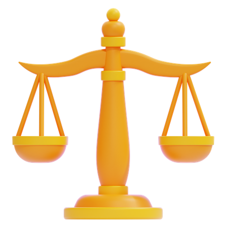 Justicia  3D Icon