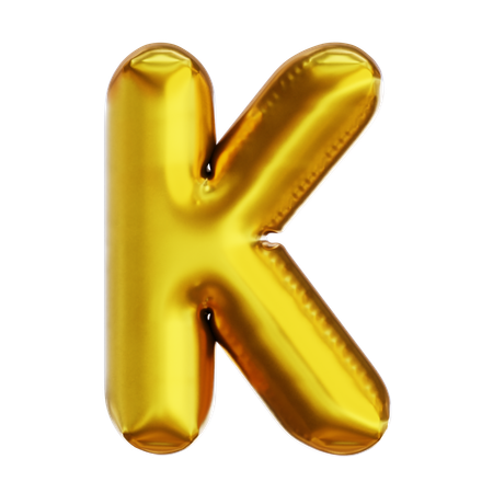 K  3D Icon