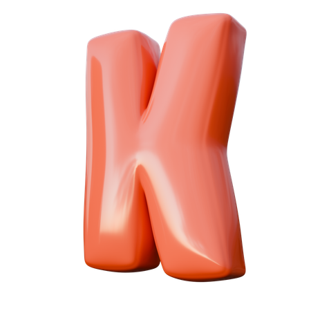 K  3D Icon