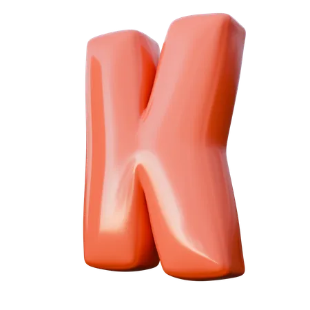 K  3D Icon