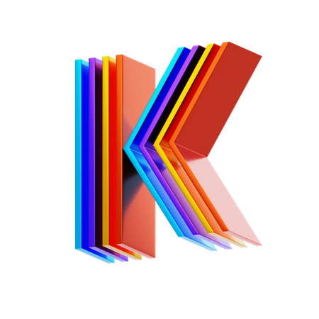 K  3D Icon