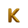 alphabet k 3d logos