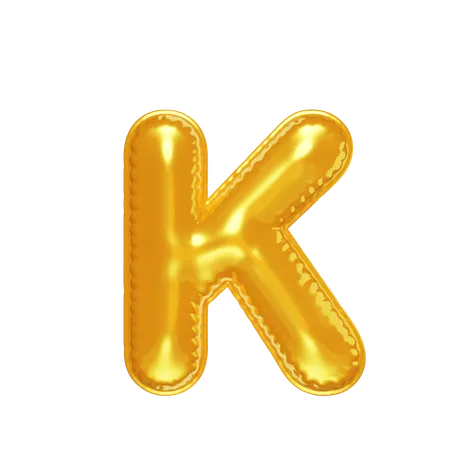 342 3D Letter K Illustrations - Free in PNG, BLEND, GLTF - IconScout