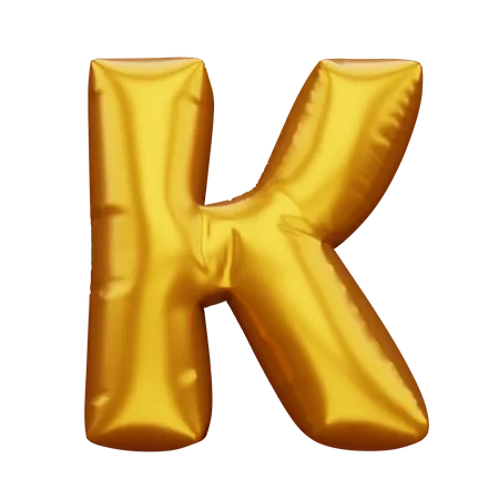 K  3D Icon