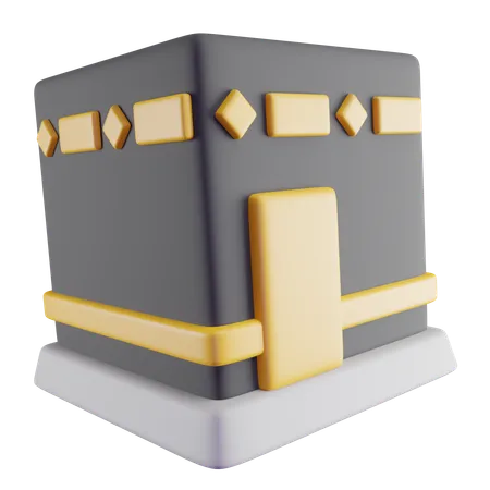 3 D Illustration Of Kaaba 3D Icon