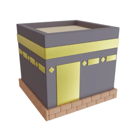Kaaba Illustration 3D Icon