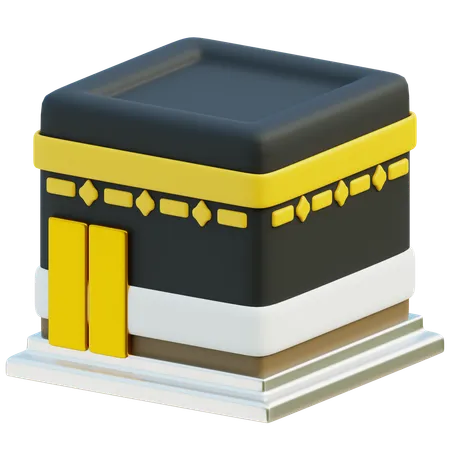 3 D Model Of Kaaba Holy Islamic Shrine In Mecca 3D Icon