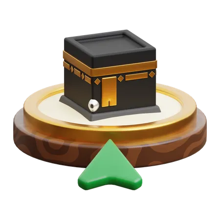 Kaaba Direction  3D Icon