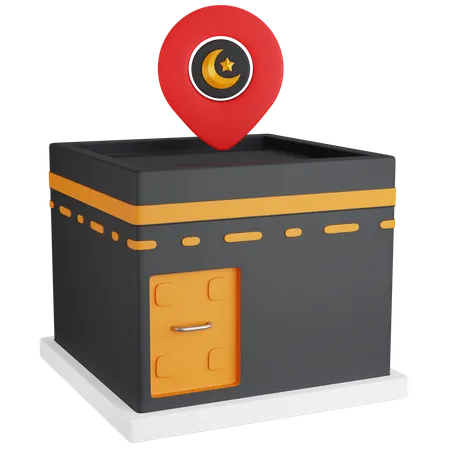 Emplacement de la Kaaba  3D Icon