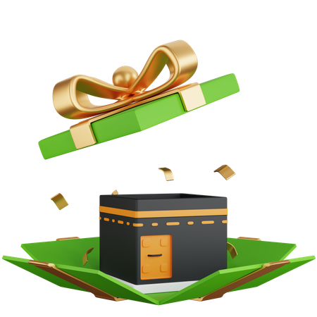 Kaaba-Geschenkbox  3D Icon