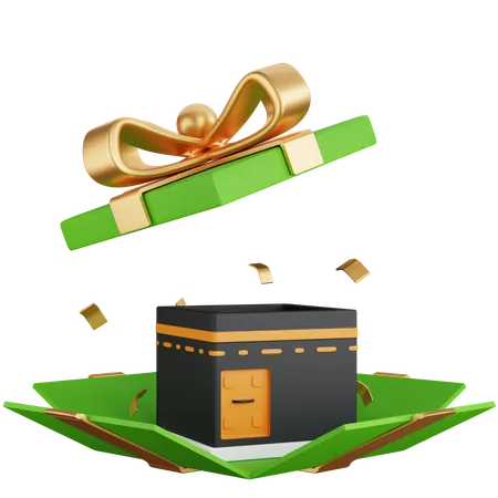 Kaaba-Geschenkbox  3D Icon