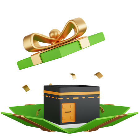Kaaba gift box  3D Icon