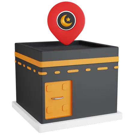 Kaaba Location  3D Icon