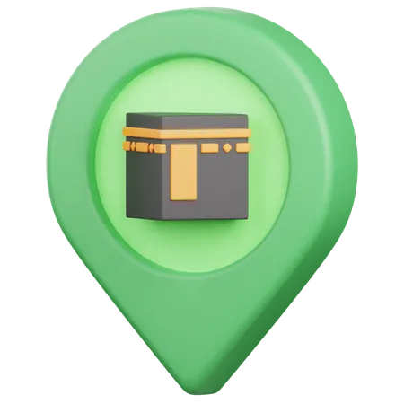 Kaaba Location  3D Icon