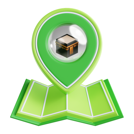 Kaaba Location  3D Icon