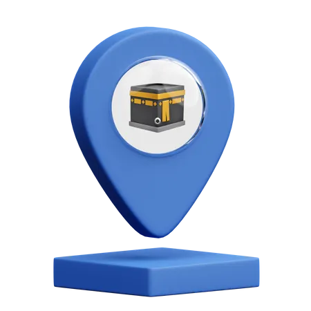 Kaaba Location  3D Icon