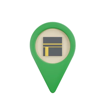 Kaaba Location  3D Icon