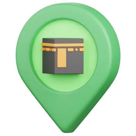 Kaaba-Standort  3D Icon
