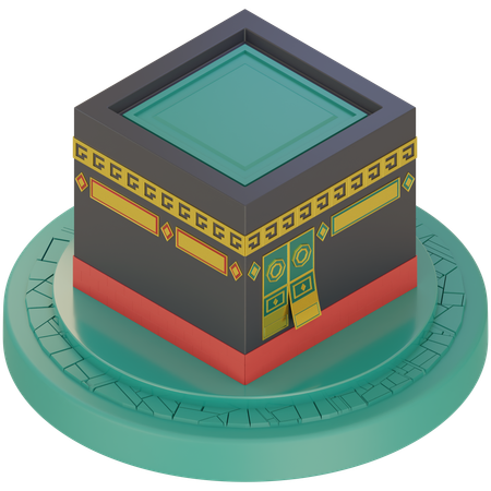 Ka'ba simplificada  3D Icon