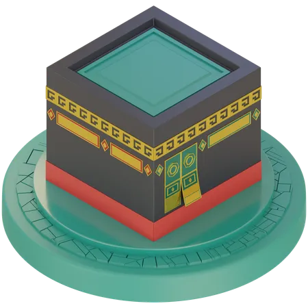 Ka'ba simplificada  3D Icon